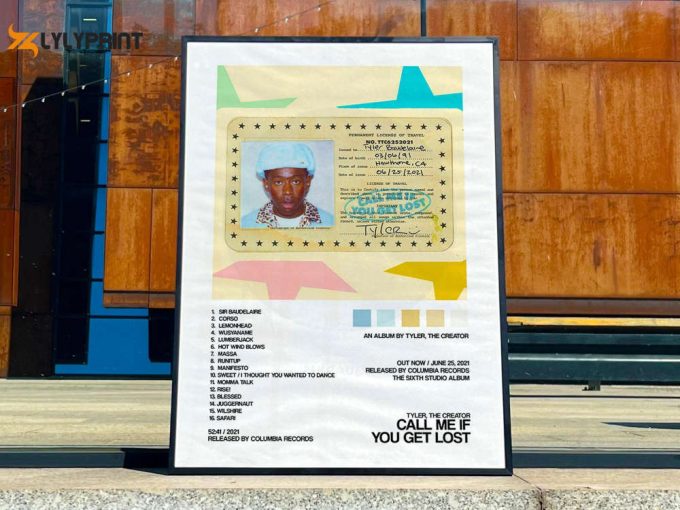 Tyler The Creator &Amp;Quot;Call Me If You Get Lost&Amp;Quot; Album Cover Poster 1