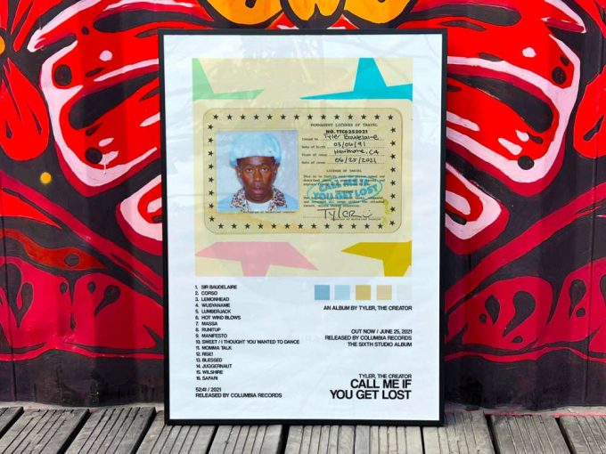 Tyler The Creator &Quot;Call Me If You Get Lost&Quot; Album Cover Poster 3