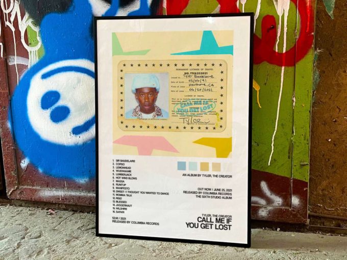 Tyler The Creator &Quot;Call Me If You Get Lost&Quot; Album Cover Poster 4