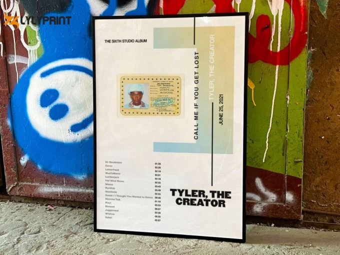 Tyler The Creator &Amp;Quot;Call Me If You Get Lost&Amp;Quot; Album Cover Poster 1