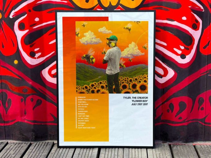 Tyler The Creator &Quot;Flowerboy&Quot; Album Cover Poster 3