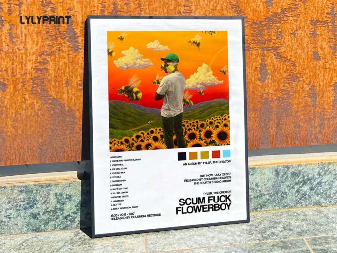 Tyler The Creator &Amp;Quot;Flowerboy&Amp;Quot; Album Cover Poster 1