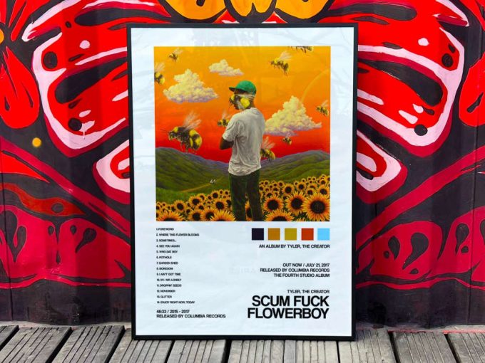 Tyler The Creator &Quot;Flowerboy&Quot; Album Cover Poster 3