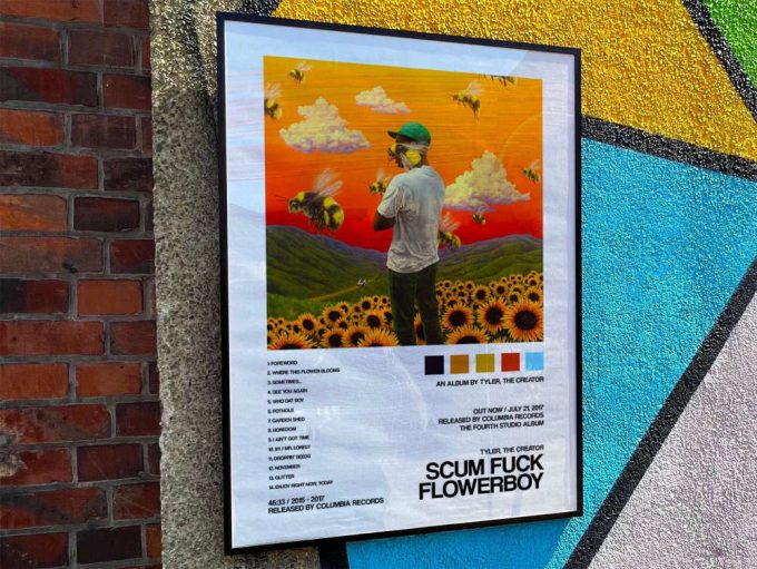 Tyler The Creator &Quot;Flowerboy&Quot; Album Cover Poster 5