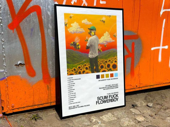 Tyler The Creator &Quot;Flowerboy&Quot; Album Cover Poster 8