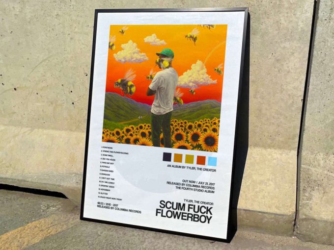 Tyler The Creator &Quot;Flowerboy&Quot; Album Cover Poster 9