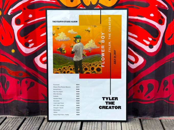 Tyler The Creator &Quot;Flowerboy&Quot; Album Cover Poster 3