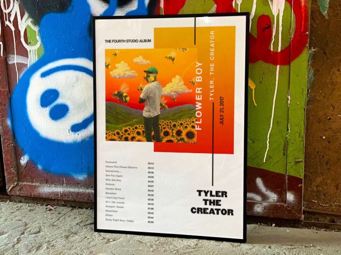 Tyler The Creator &Quot;Flowerboy&Quot; Album Cover Poster 4