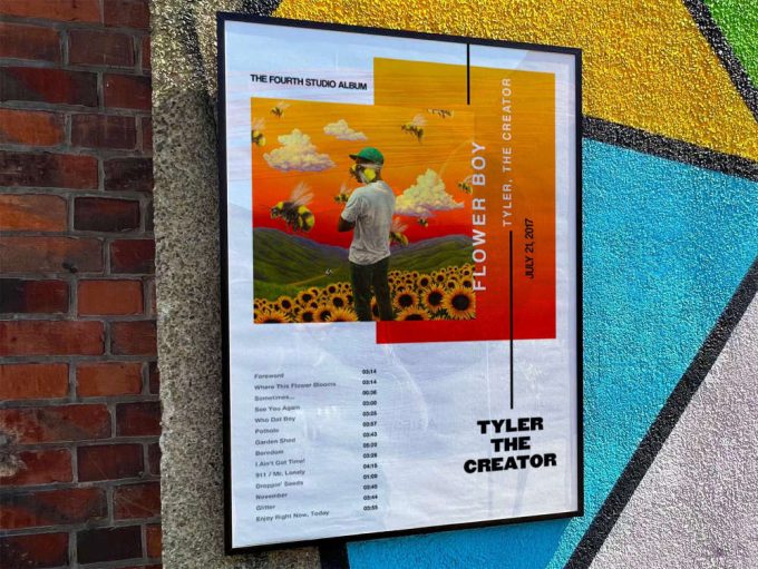 Tyler The Creator &Quot;Flowerboy&Quot; Album Cover Poster 5