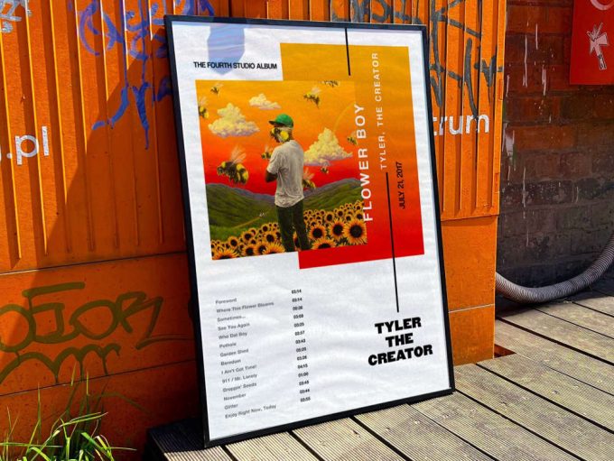 Tyler The Creator &Quot;Flowerboy&Quot; Album Cover Poster 6