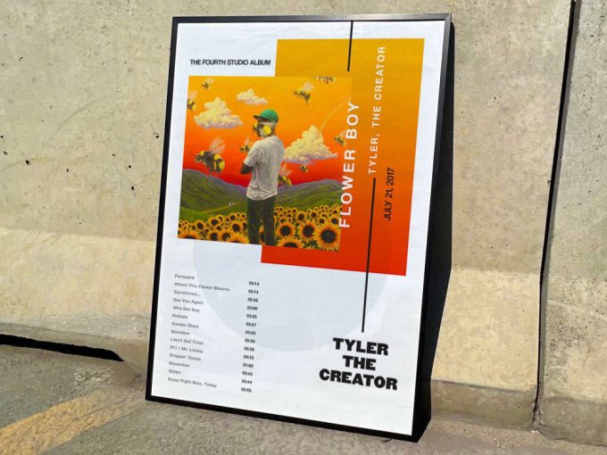 Tyler The Creator &Quot;Flowerboy&Quot; Album Cover Poster 9