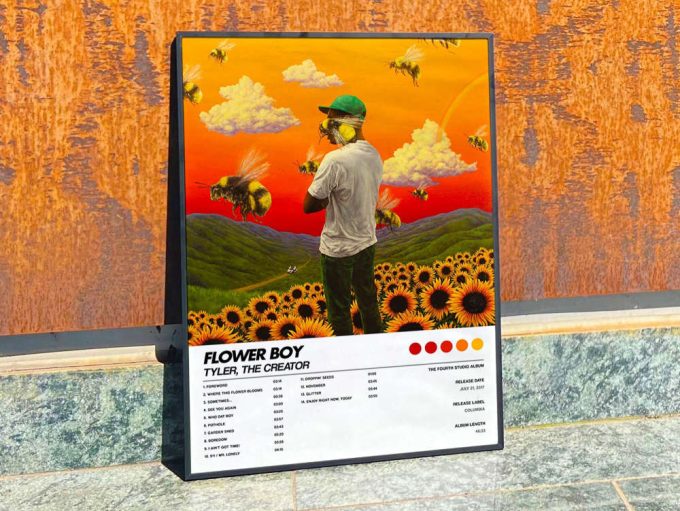 Tyler The Creator &Quot;Flowerboy&Quot; Album Cover Poster 9