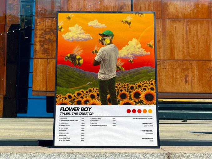 Tyler The Creator &Quot;Flowerboy&Quot; Album Cover Poster 10