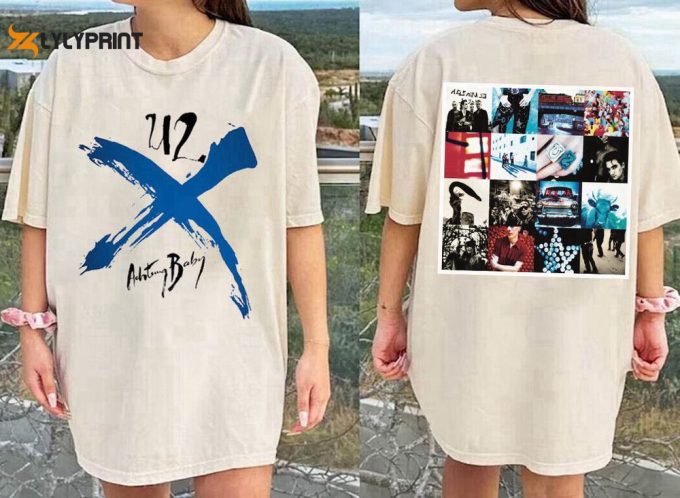 U2 Band Achtung Baby Album T-Shirt, U2 Rock Band Fall Tour 2023 Shirt, U2 Achtung Baby Live At Sphere Shirt, U2 Graphic Shirt, Gift For Fan 1