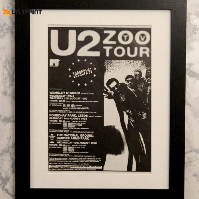 U2 - Zoo Tour - 1992/1993 - Promo Poster 2