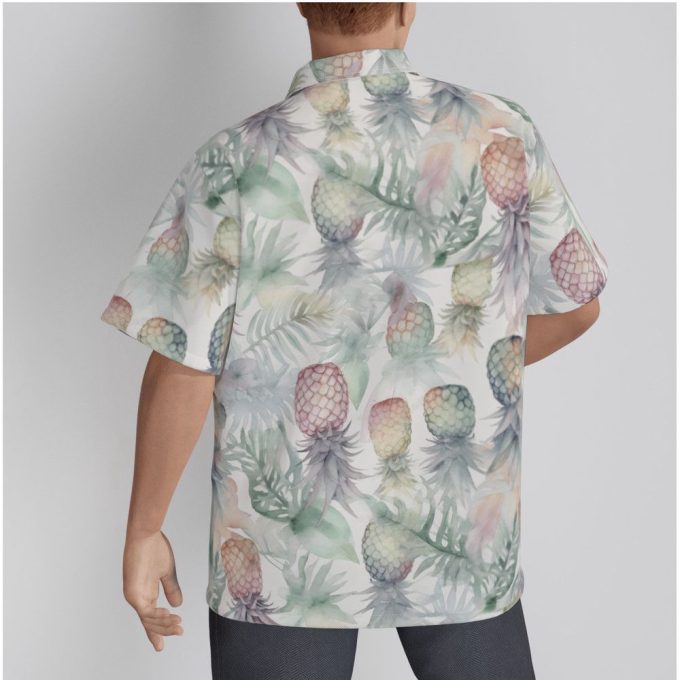 Upside Down Pineapple Men'S Hawaiian Shirt 3