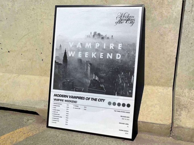 Vampire Weekend &Quot;Modern Vampires Of The City&Quot; Album Cover Poster #6 2