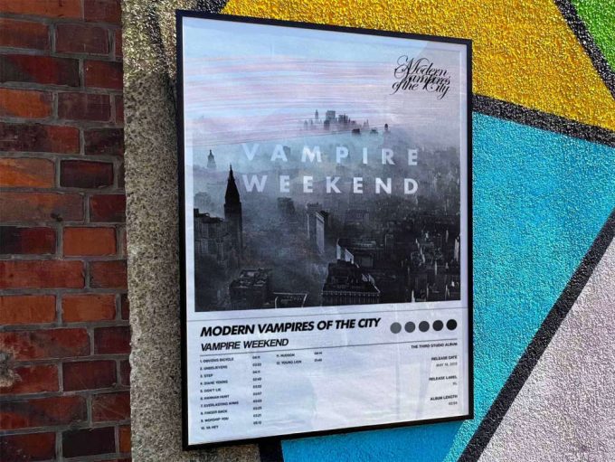 Vampire Weekend &Quot;Modern Vampires Of The City&Quot; Album Cover Poster #6 3