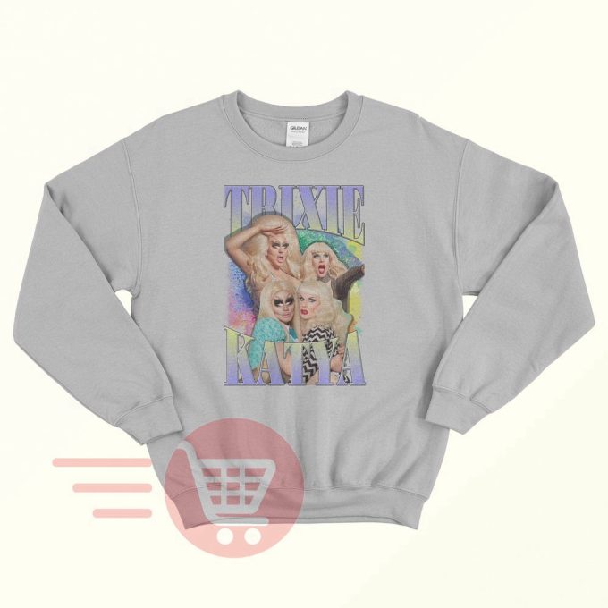 Vintage Trixie &Amp; Katya 90S Retro Unisex Sweatshirt Sweater 2