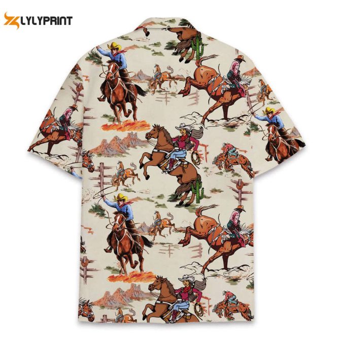 Western Cowboy Hawaiian Shirt 2