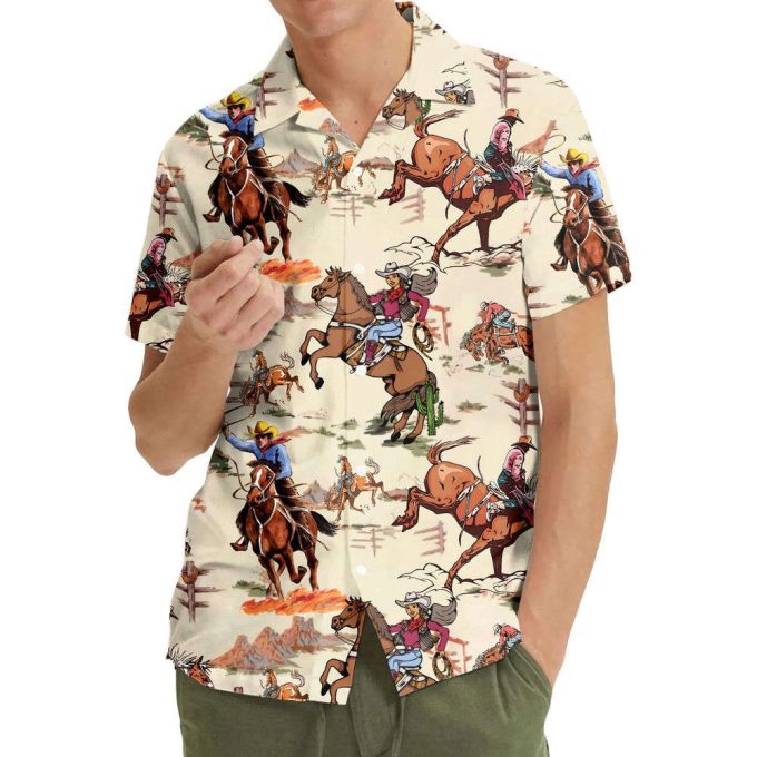 Western Cowboy Hawaiian Shirt 4