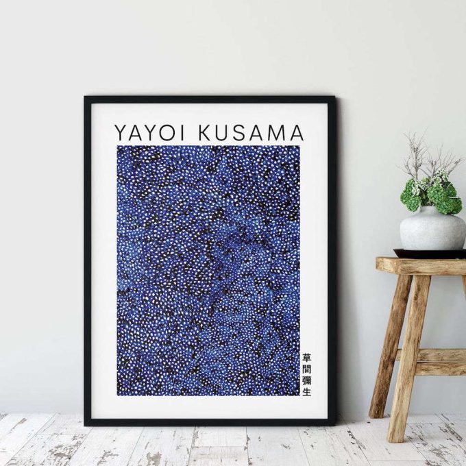 Yayoi Kusama Infinity Nets Blue, Yayoi Kusama Poster 6