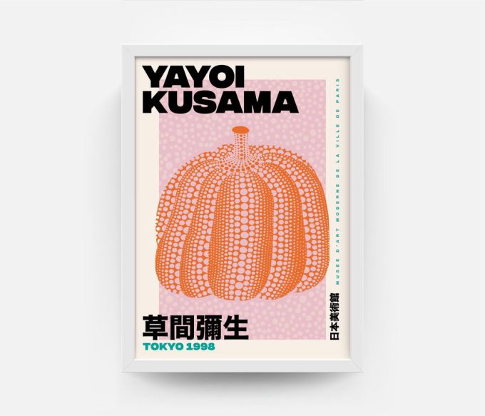 Yayoi Kusama Pumpkin Poster 4