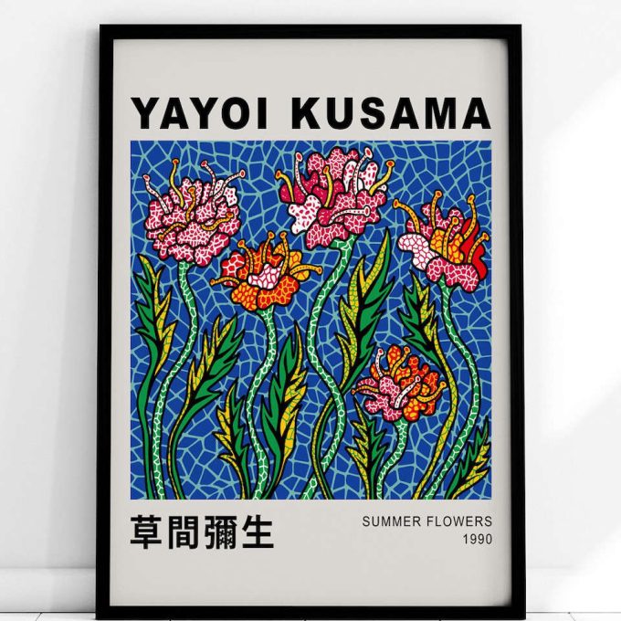 Yayoi Kusama Summer Flowers 1990 Poster 9