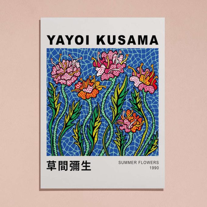 Yayoi Kusama Summer Flowers 1990 Poster 5