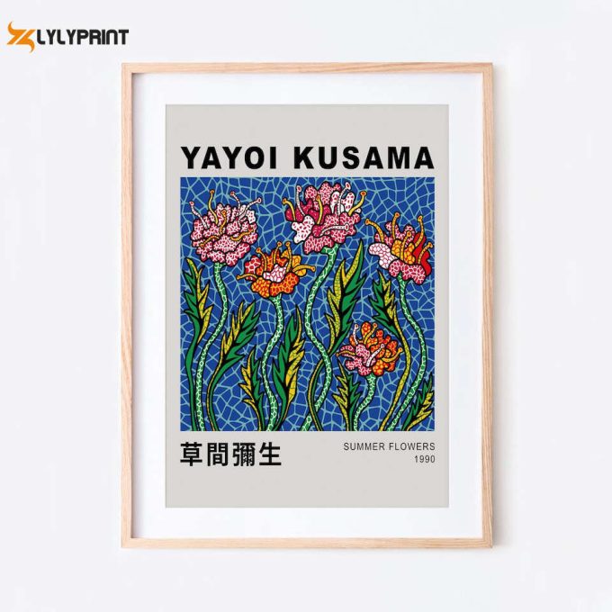 Yayoi Kusama Summer Flowers 1990 Poster 2