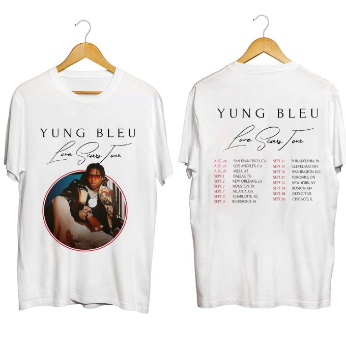 Yung Bleu Love Scars Tour 2023 Shirt - Fan &Amp; Concert Tee 2