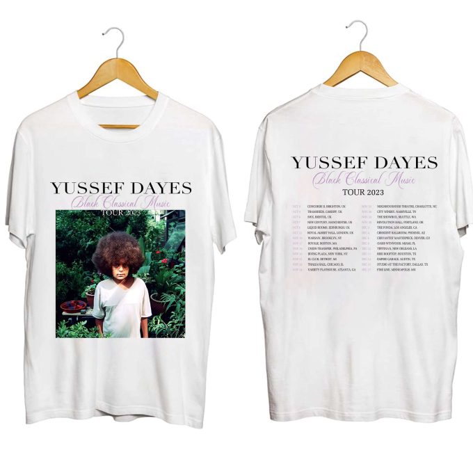 Yussef Dayes Black Classical Music 2023 Tour Shirt, Yussef Dayes Fan Shirt, Yussef Dayes 2023 Concert Shirt, Black Classical Music Concert 2