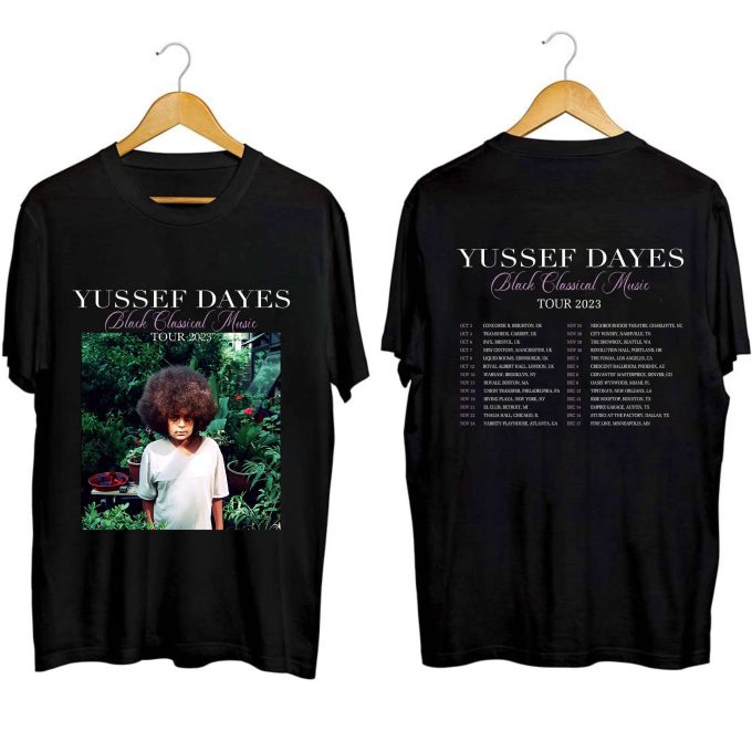 Yussef Dayes Black Classical Music 2023 Tour Shirt, Yussef Dayes Fan Shirt, Yussef Dayes 2023 Concert Shirt, Black Classical Music Concert 1