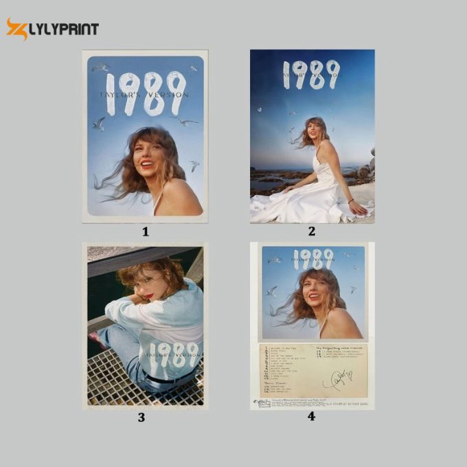 1989 Taylor'S Version Posters, Taylor Album Posters, Swiftie Eras Colour Poster Canvas, Home Decor, Wall Decor, Gift Ideas, Music Album Fan 1