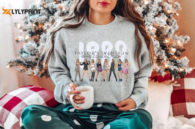 1989 Taylor Version Eras Collection Shirt, Taylor Eras Tour Sweatshirt, Merry Swiftmas Hoodie, Christmas Present Gift For Family 1