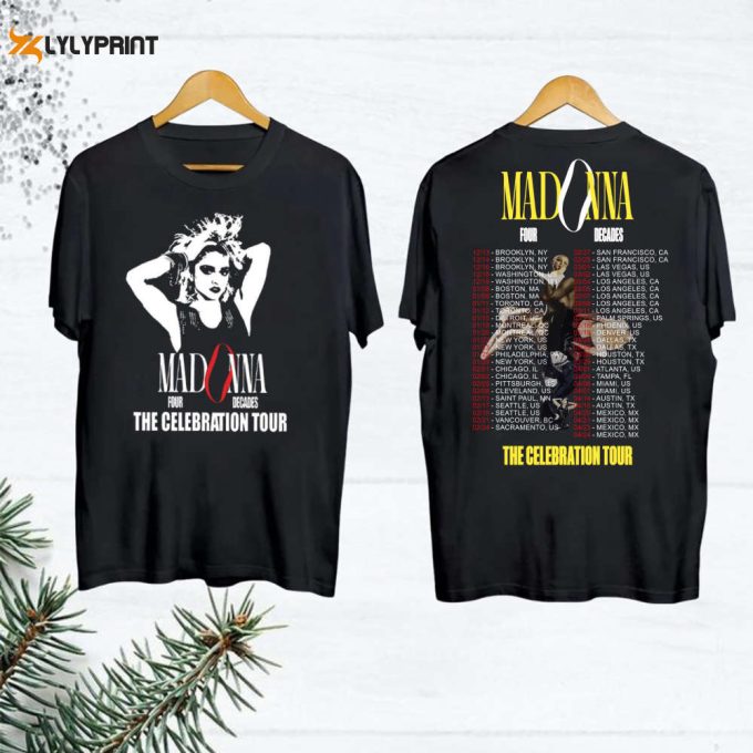 2024 Madonna The Celebration Tour T-Shirt, Madonna 90S Vintage Shirt For Men Women 1