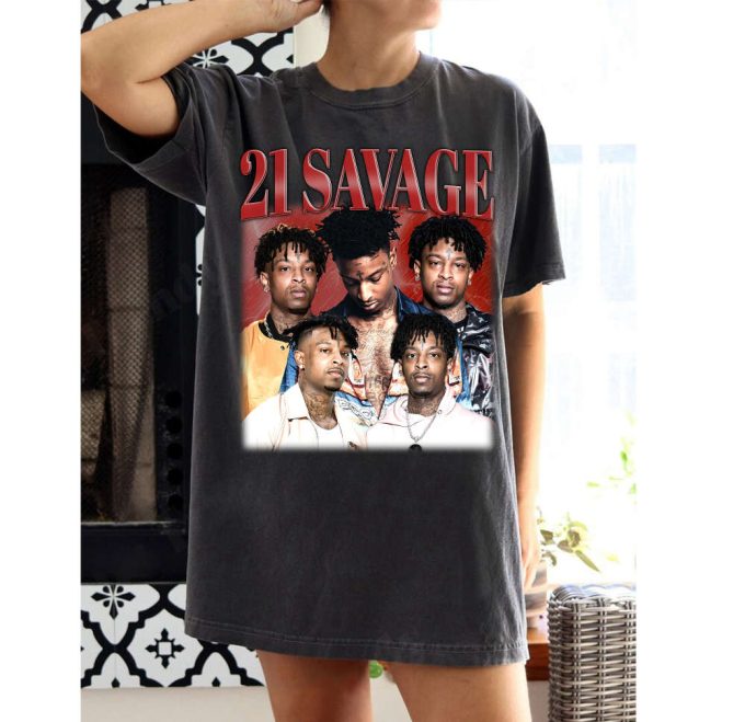 21 Savage T-Shirt 21 Savage Singer Shirt 21 Savage Tee 21 Savage Sweater 21 Savage Homage Music Artist Shirt Modern Shirt 2