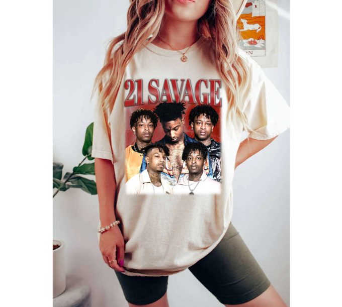 21 Savage T-Shirt 21 Savage Singer Shirt 21 Savage Tee 21 Savage Sweater 21 Savage Homage Music Artist Shirt Modern Shirt 4