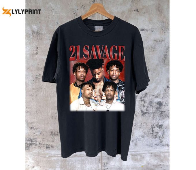 21 Savage T-Shirt 21 Savage Singer Shirt 21 Savage Tee 21 Savage Sweater 21 Savage Homage Music Artist Shirt Modern Shirt 1