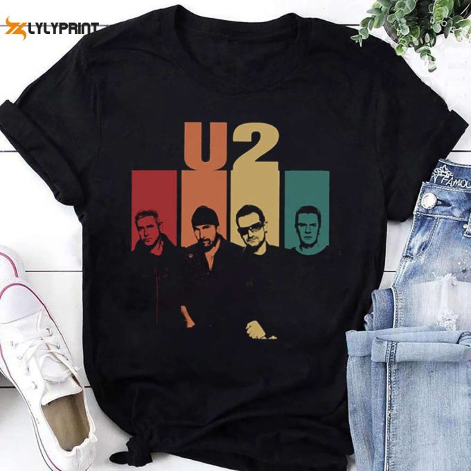 90S Vintage U2 Band Shirt, Achtung Baby U2 Tour 2024 Shirt, For Men Women 1