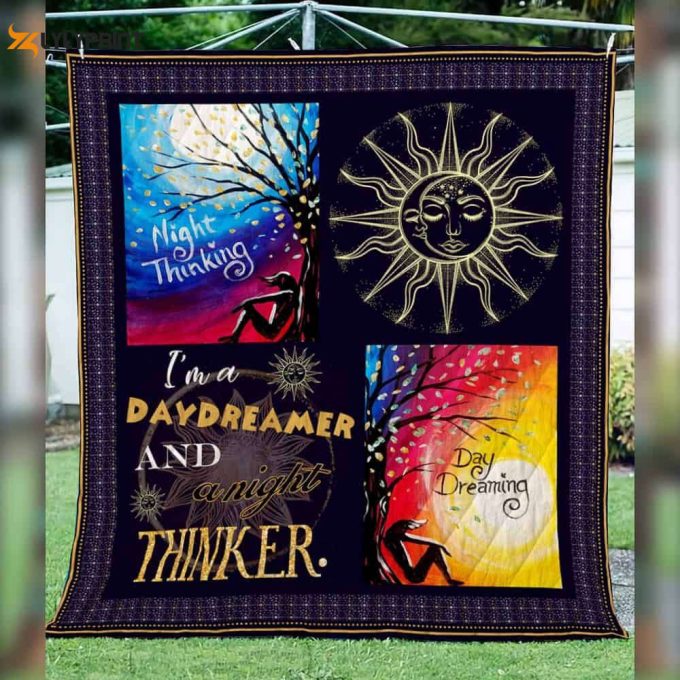 A Daydreamer And A Night Thinker 3D Customized Quilt 1