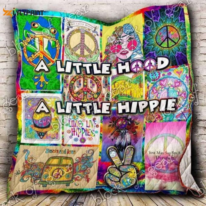 A Little Hood A Little Hippie 3D Customized Quilt 1