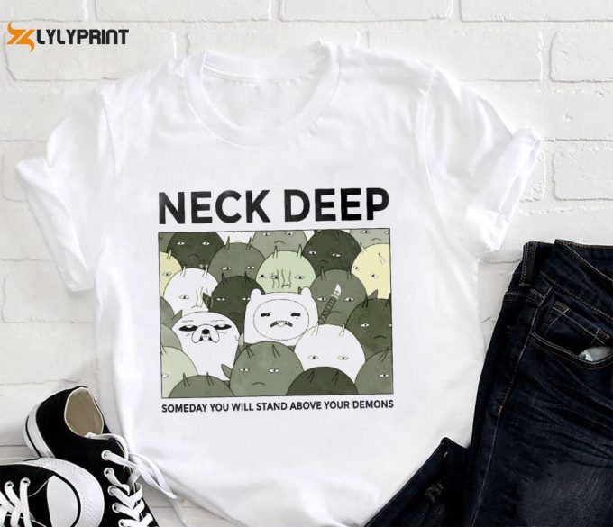 Adventure Time Neck Deep T-Shirt, Adventure Time Shirt For Men Women 1