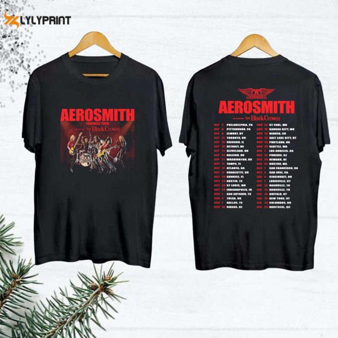 Aerosmith Farewell Tour 2024 T-Shirt, Aerosmith Peace Out Tour Shirt, For Men Women 1