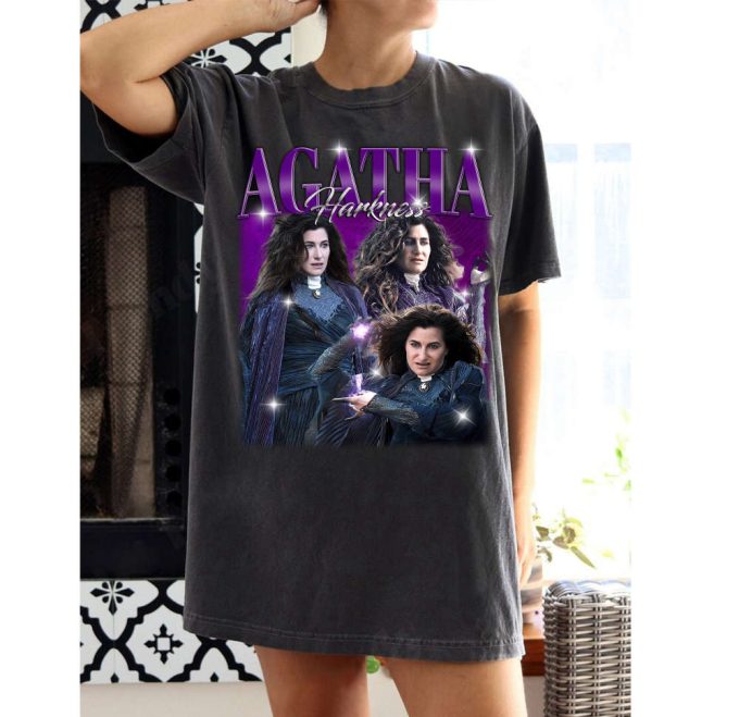 Agatha Harkness T-Shirt Agatha Harkness Shirt Agatha Harkness Tees Agatha Harkness Sweater Movie Sweater Movie Sweatshirt Retro Tshirt 4