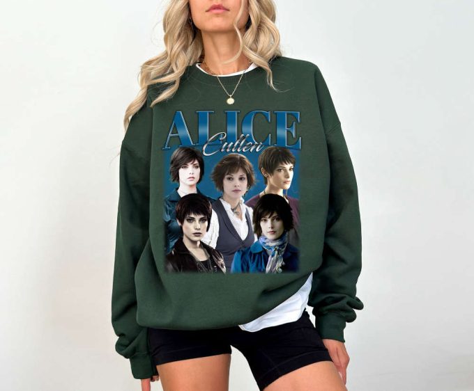 Alice Cullen T-Shirt Alice Cullen Character Shirt Alice Cullen Tee Alice Cullen Sweater Alice Cullen Fan Casual Unisex T-Shirt 3