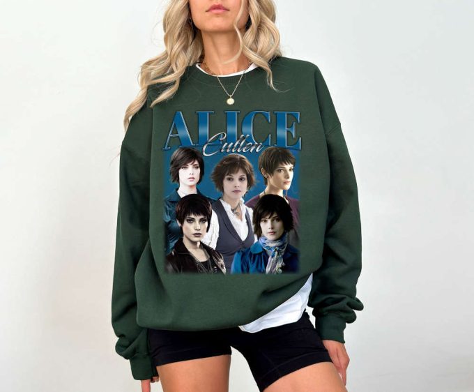 Alice Cullen T-Shirt Alice Cullen Character Shirt Alice Cullen Tee Alice Cullen Sweater Alice Cullen Fan Casual Unisex T-Shirt 4