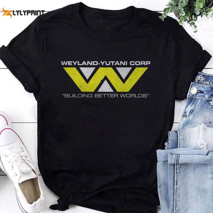 Aliens Weyland-Yutani Corp T-Shirt, Aliens Science Fiction Movie Shirt, Aliens Shirt For Men Women 1