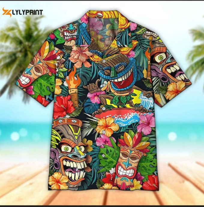 Aloha Gifts For Bachelor Party Unisex Vintage Hawaiian Group Hawaii Shirt Gifts Amazing Tiki Tropical Summer Hawai 1