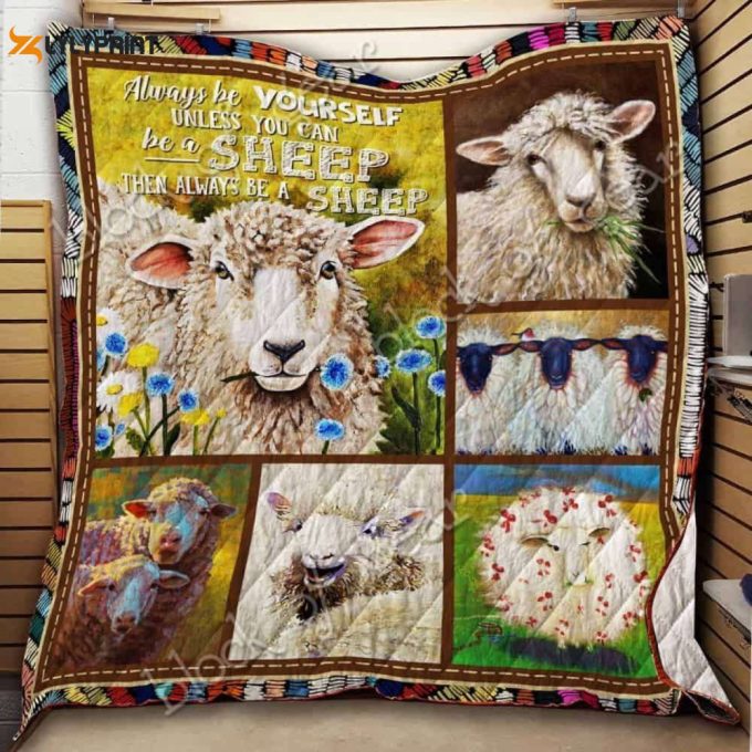 Always Be A Sheep 3D Customized Quilt 1